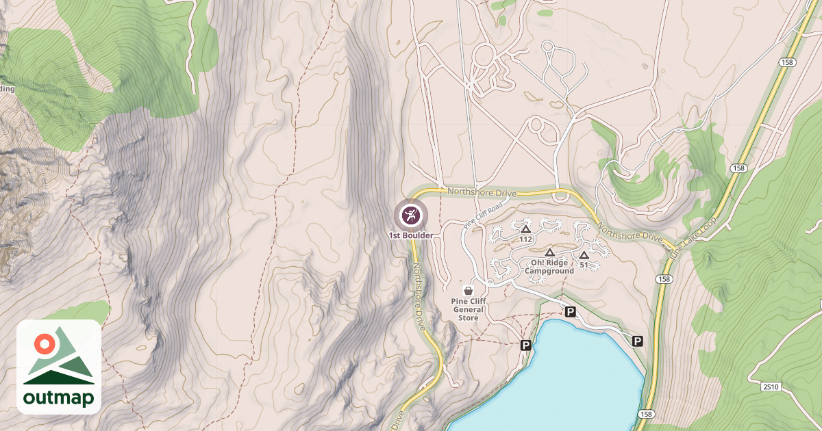 Map of 1st Boulder