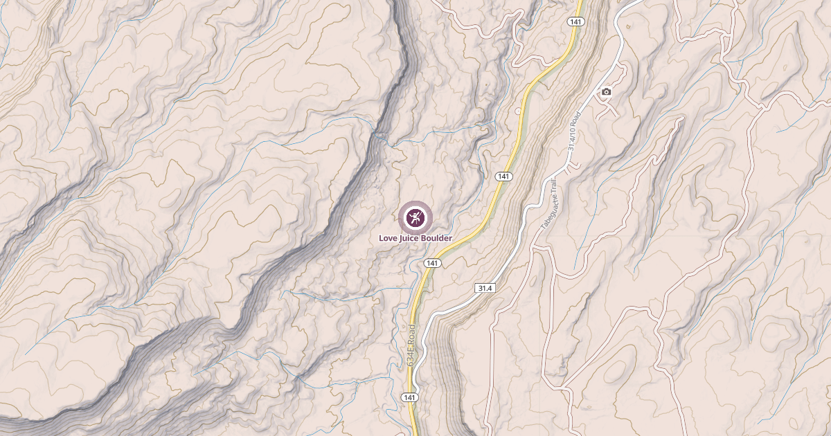 Map preview of Love Juice Boulder