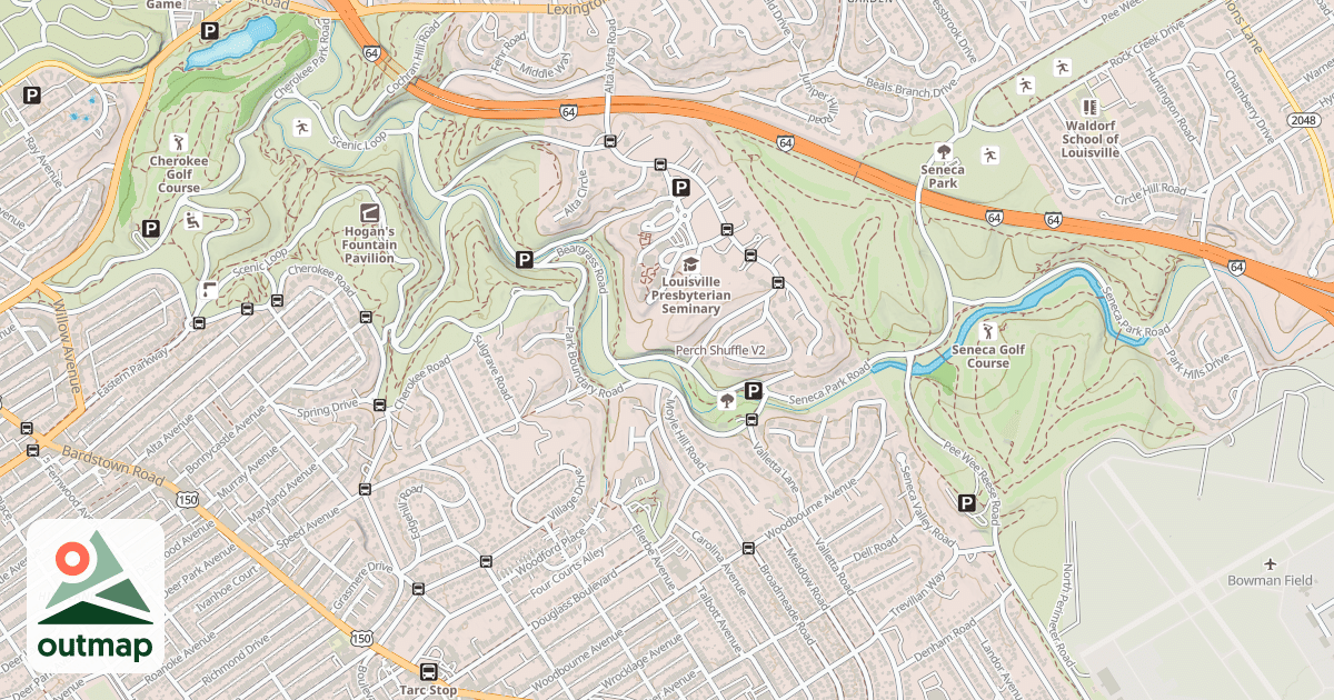 Map of Perch Shuffle in Jefferson