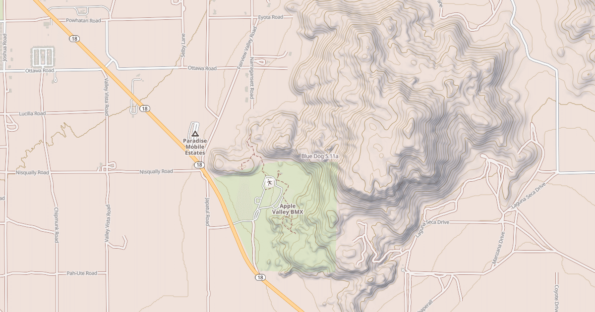 Map preview of Blue Dog