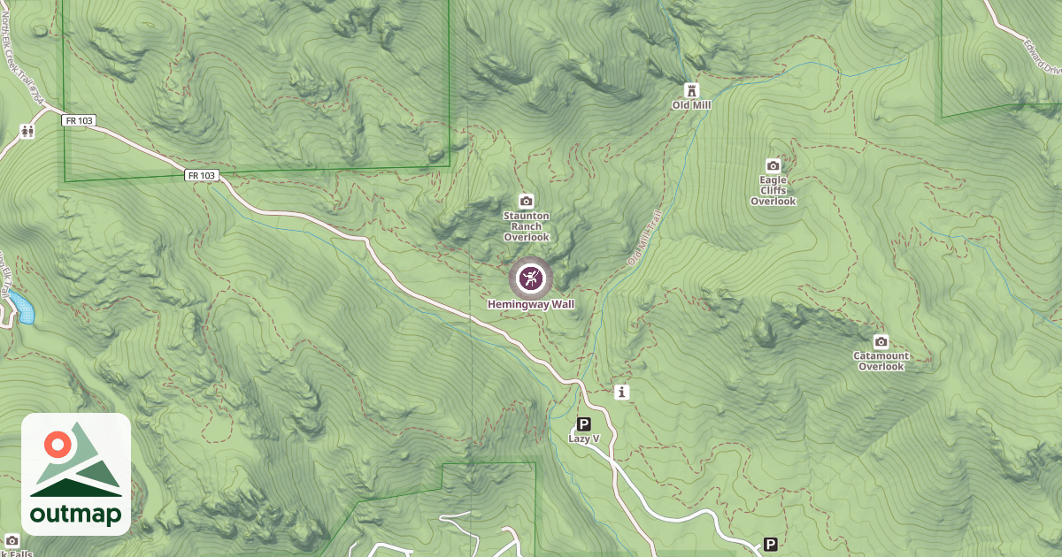 Map of Hemingway Wall