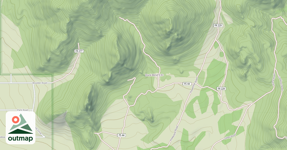 Map of Duck Blind