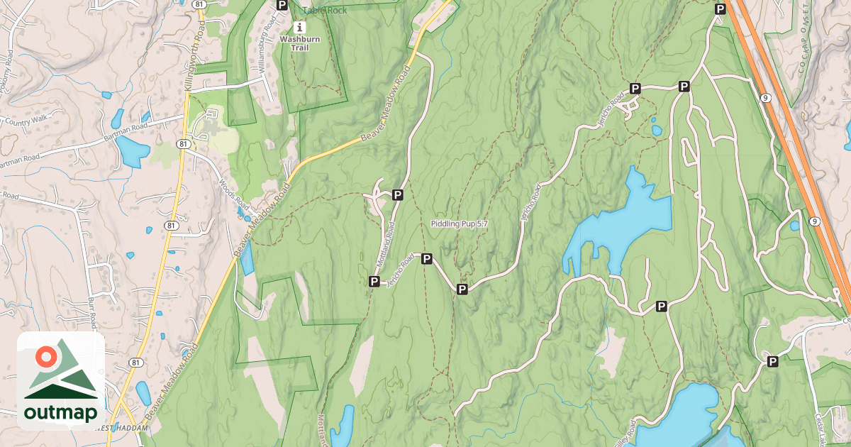 Map of Piddling Pup