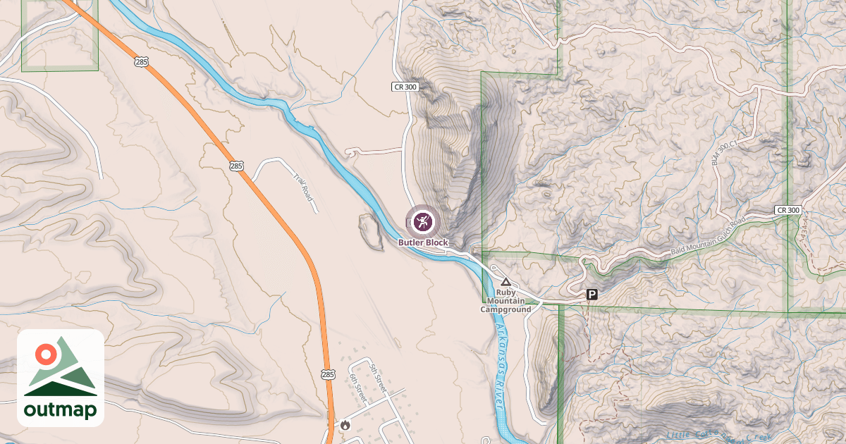 Map of Butler Block