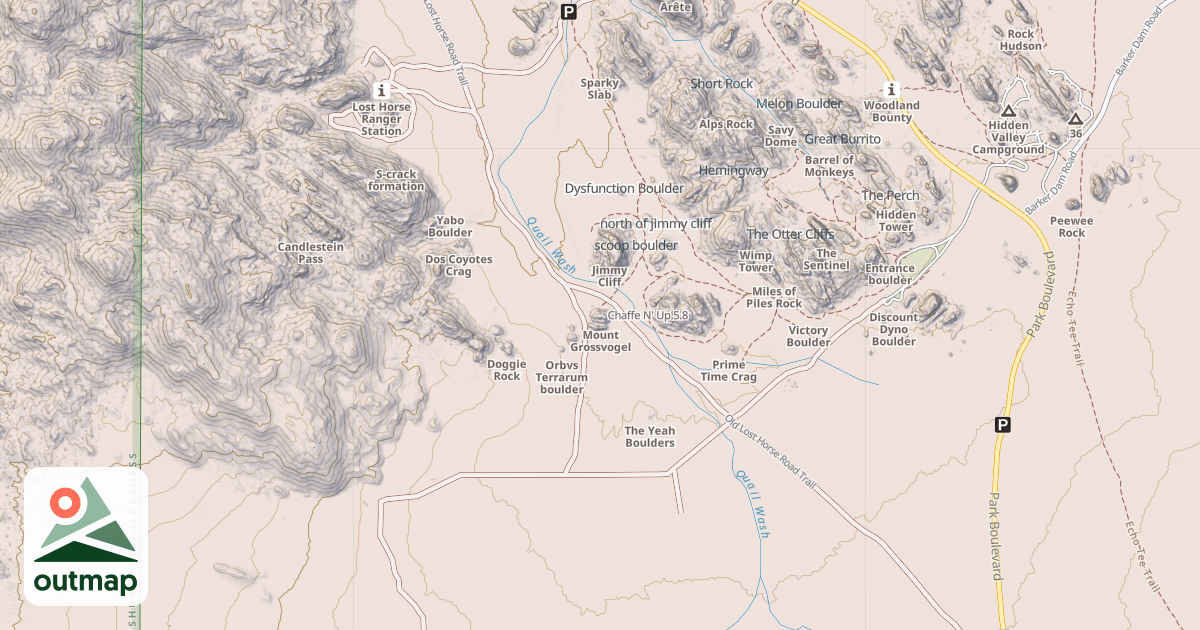 Map of Chaffe N' Up