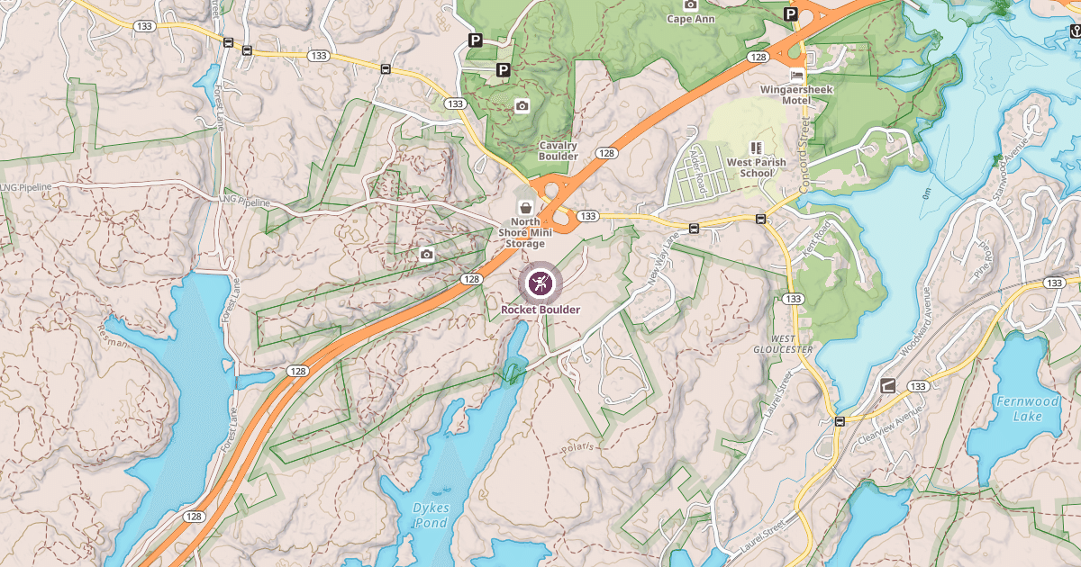 Map preview of Rocket Boulder