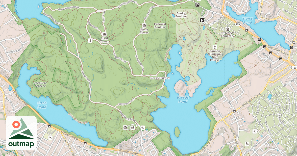 Map of No Fine Print