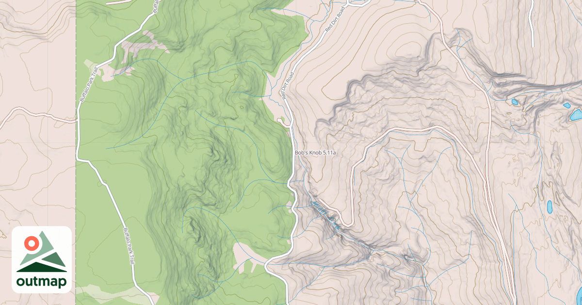 Map of Bob's Knob