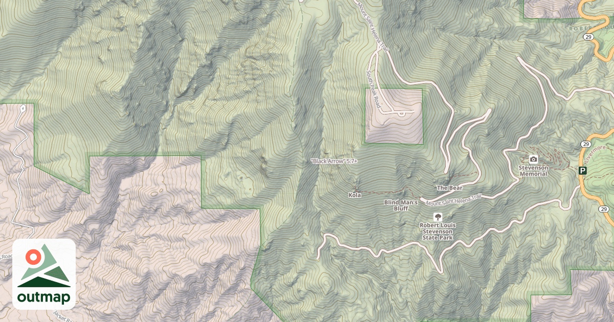 Map of "Black Arrow"