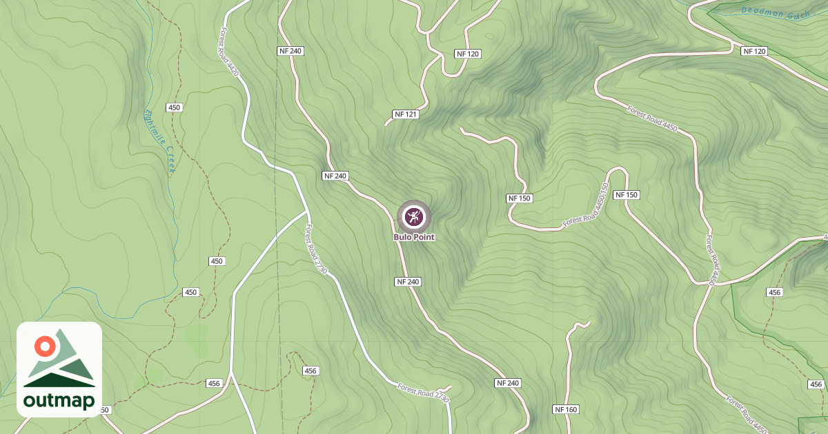 Map of Bulo Point