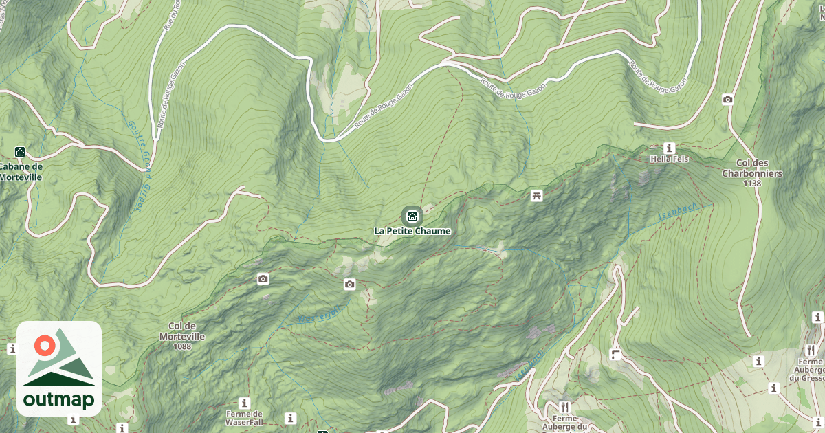 Map of La Petite Chaume