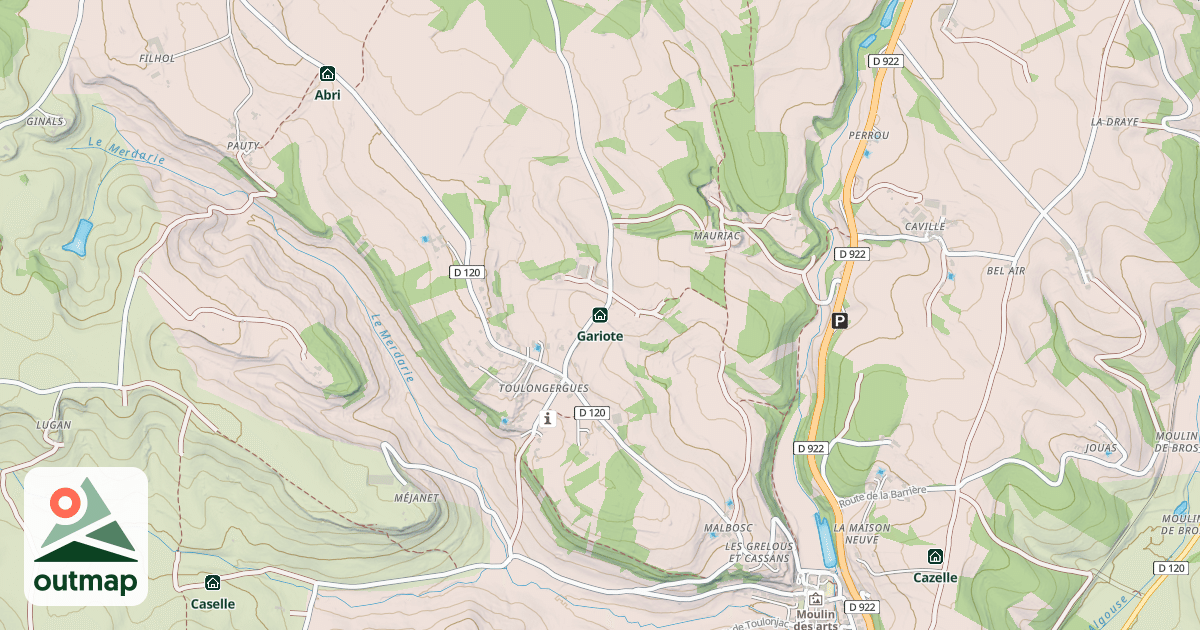 Map of Gariote
