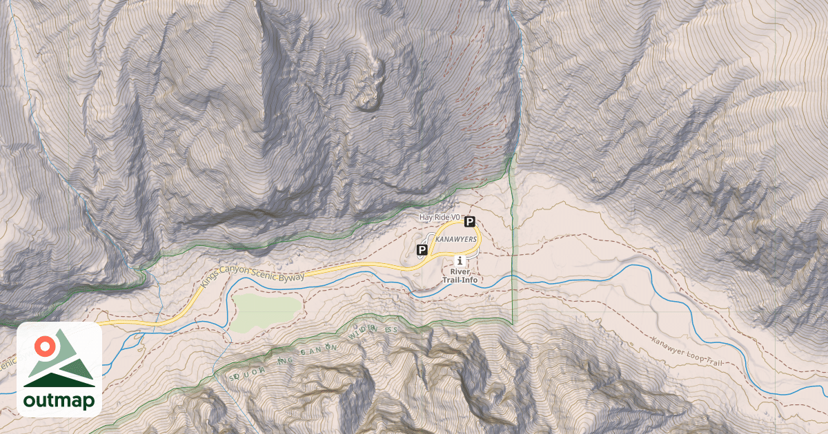 Map of Hay Ride