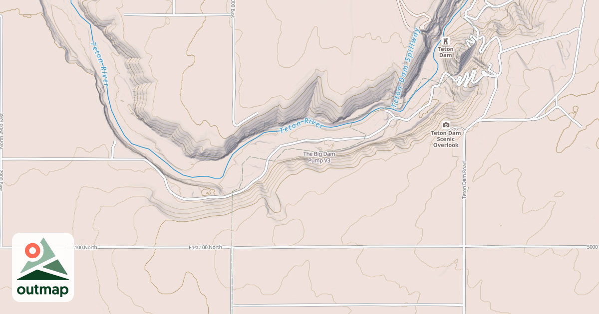 Map of The Big Dam Pump