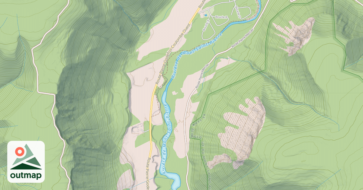 Map of Mont St-Pierre