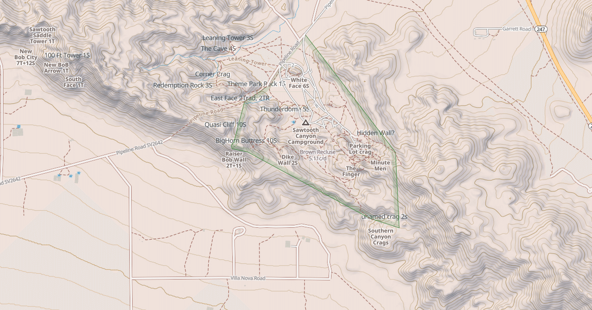 Map preview of Brown Recluse