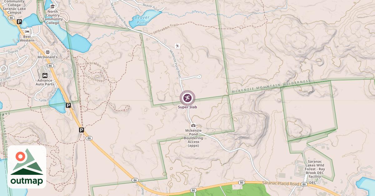 Map of Super Slab