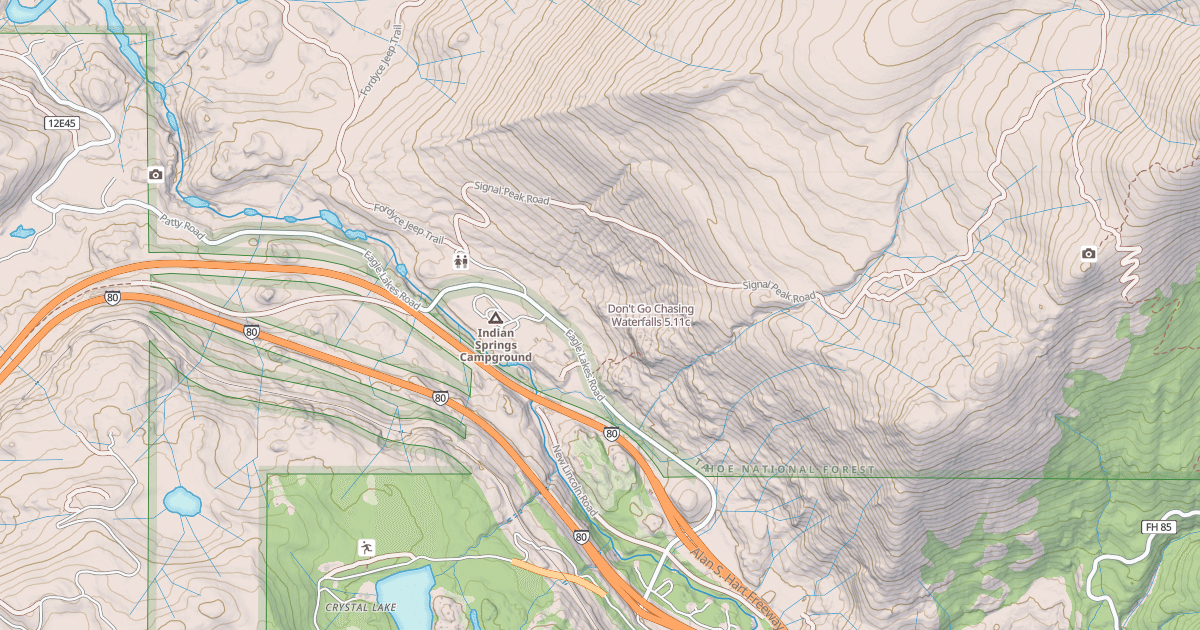 Map preview of Don't Go Chasing Waterfalls