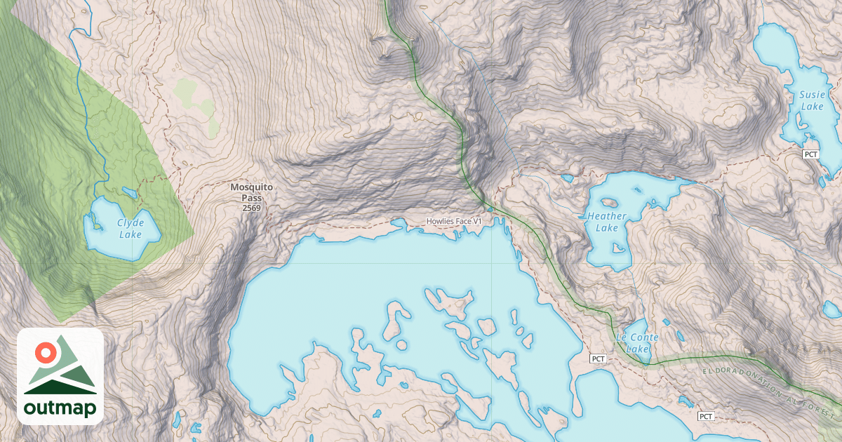 Map of Howlies Face