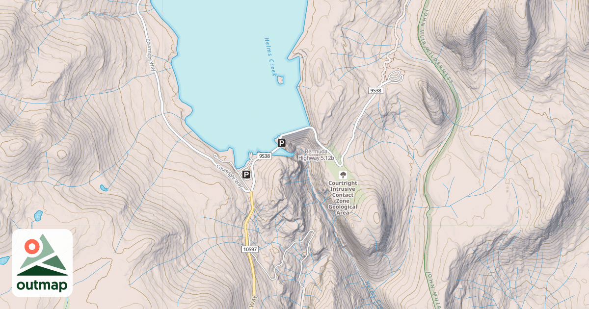 Map of Bermuda Highway