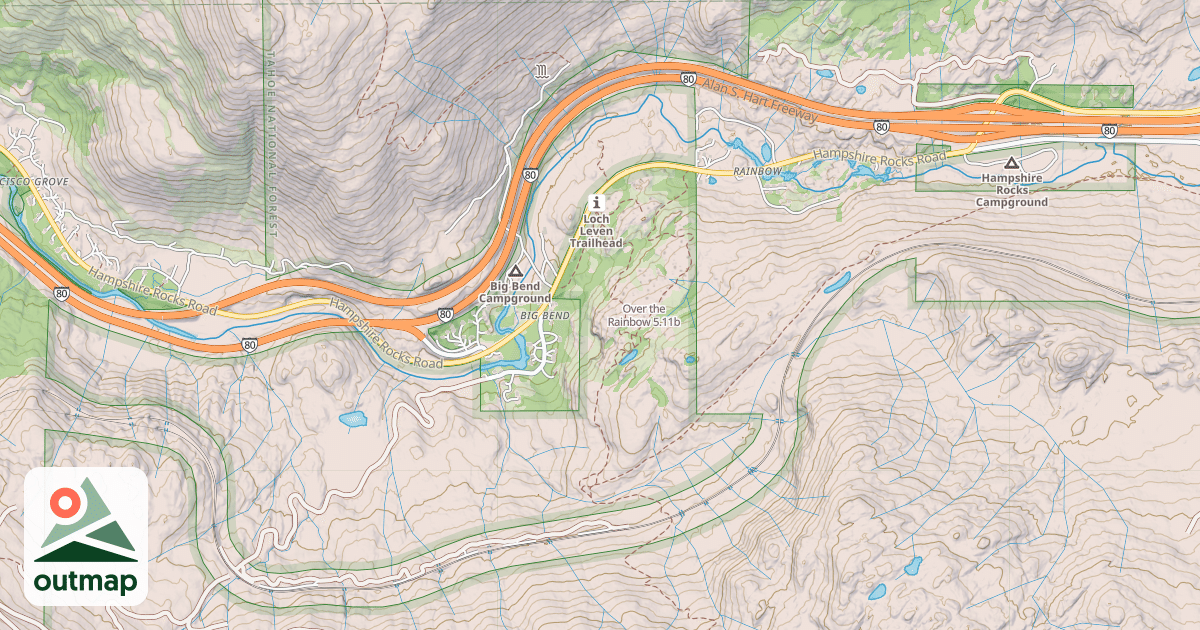 Map of Over the Rainbow