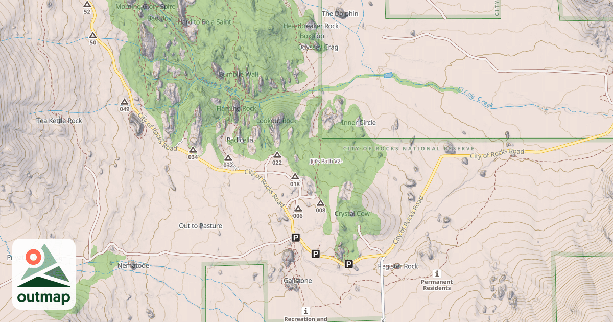 Map of Jiji's Path