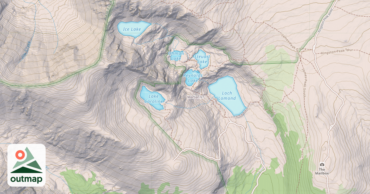 Map of Martian