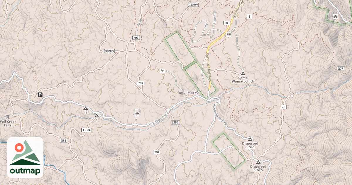 Map of Junior Mint