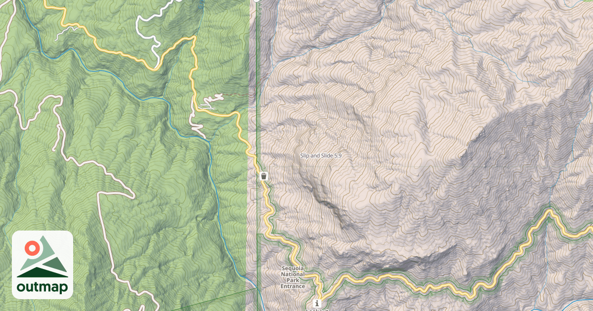Map of Slip and Slide