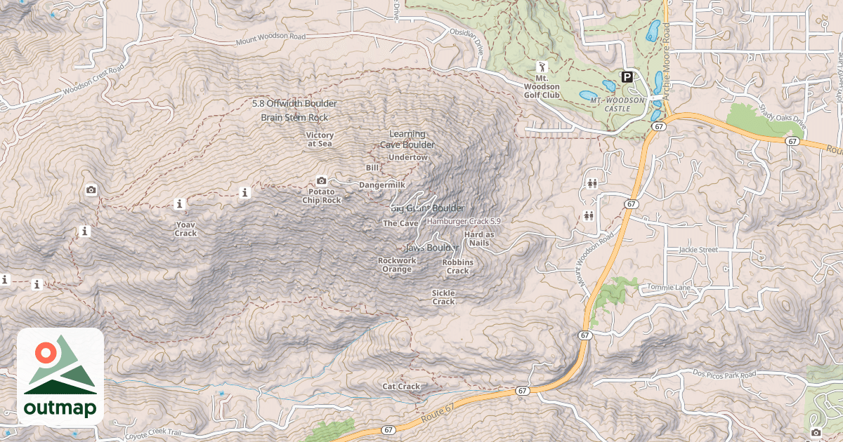 Map of Hamburger Crack