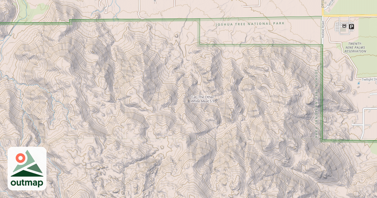 Map of Cat, The Other White Meat
