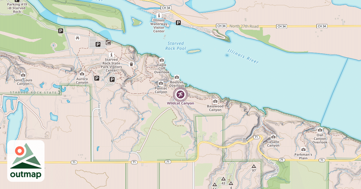Map of Wildcat Canyon