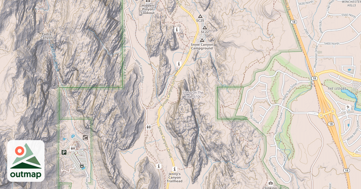 Map of Living On The Edge