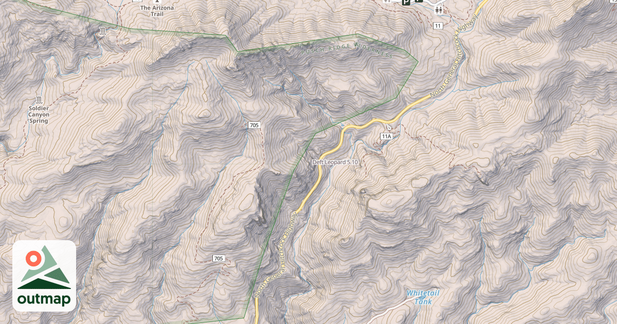 Map of Deft Leopard