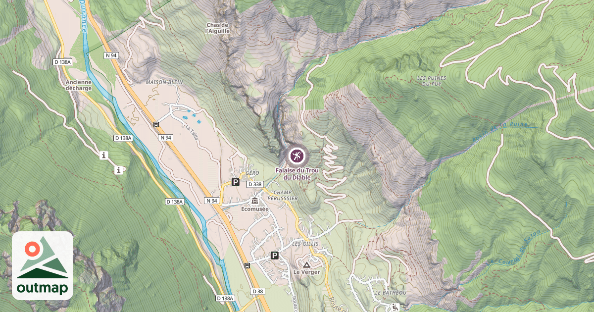 Map of Falaise du Trou du Diable
