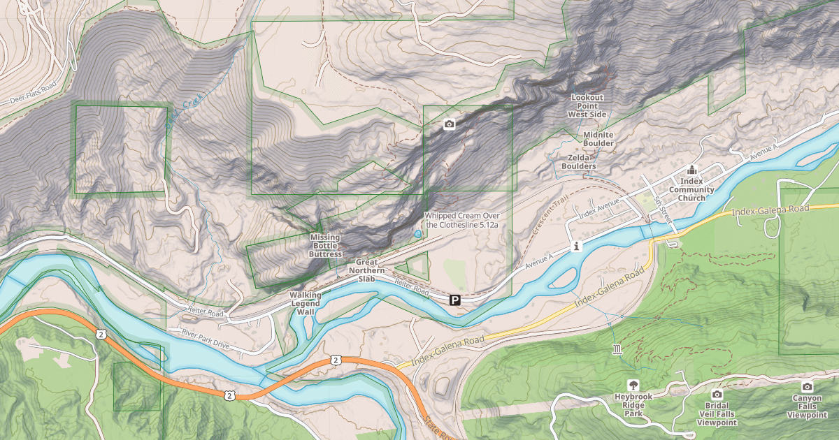 Map preview of Whipped Cream Over the Clothesline