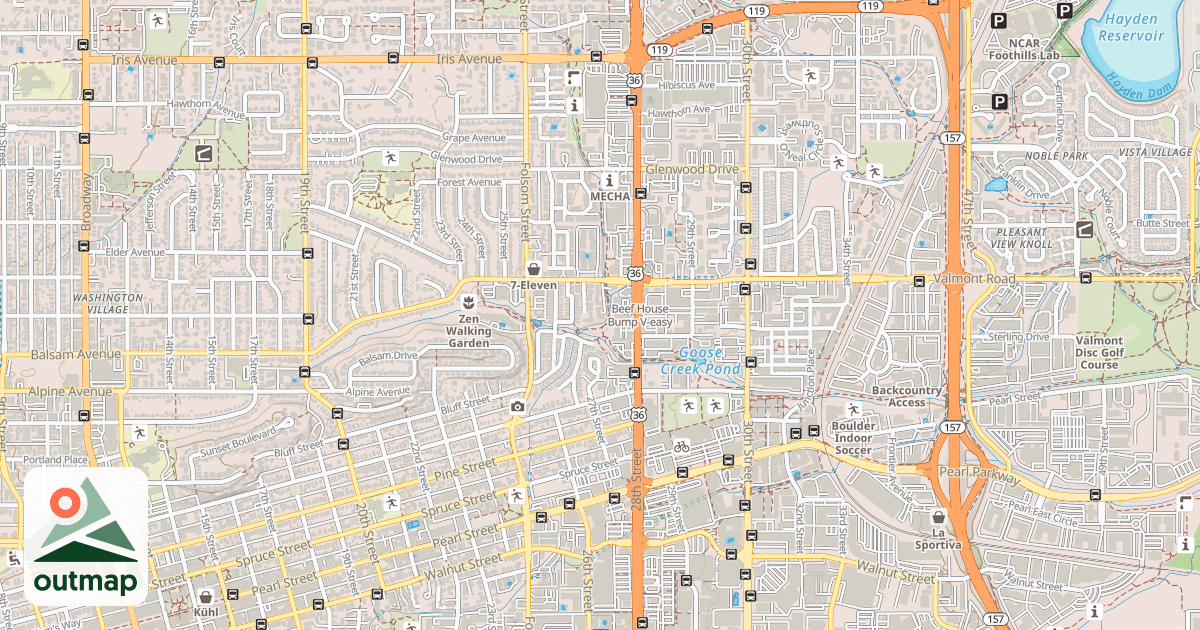 Map of Beef House Bump