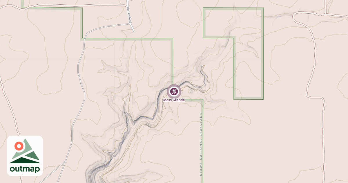 Map of Moss Grande