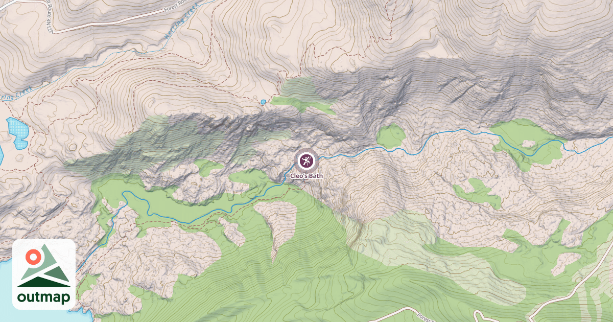 Map of Cleo's Bath