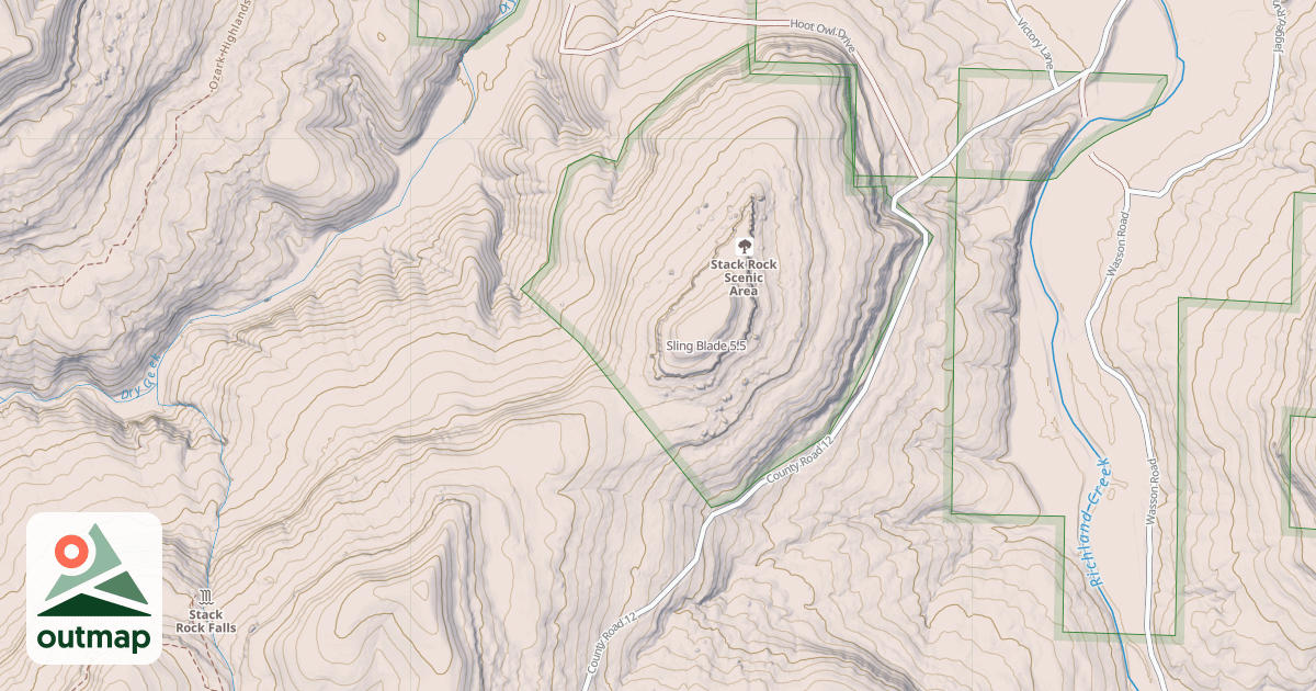 Map of Sling Blade