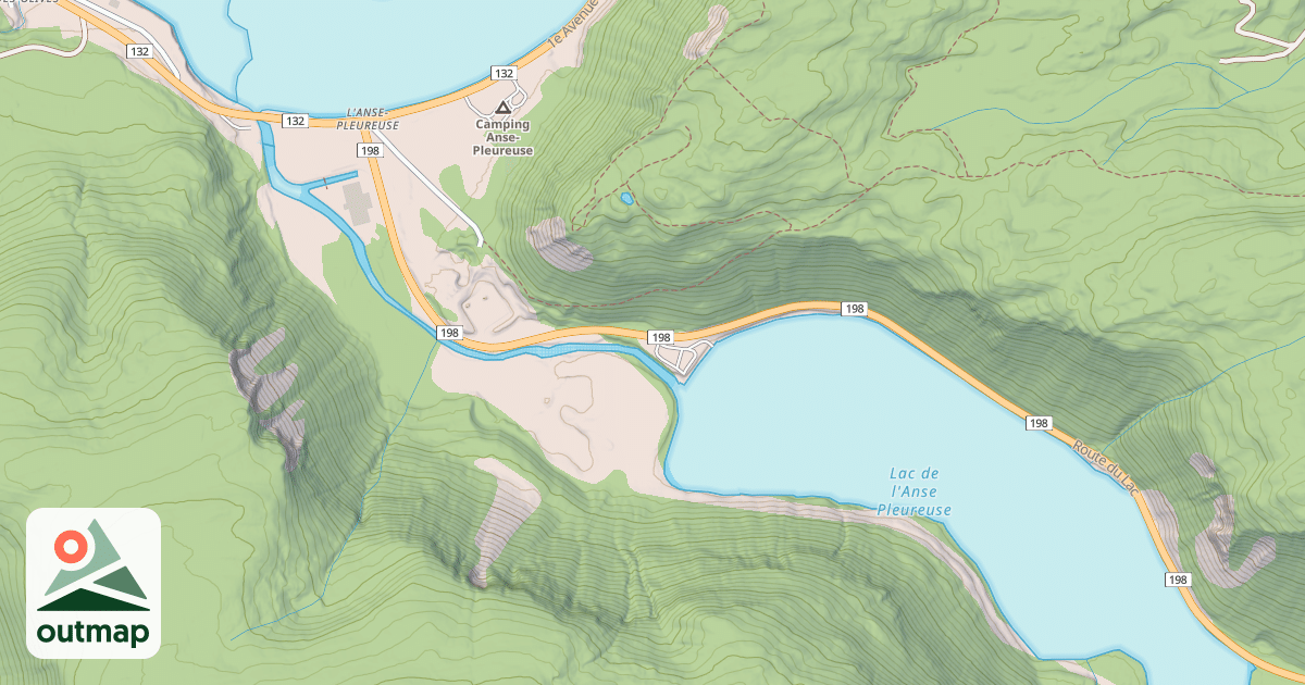 Map of Anse-Pleureuse