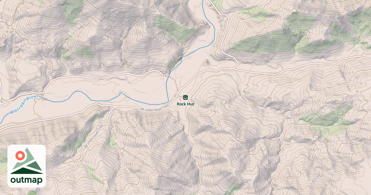 Map of Rock Hut