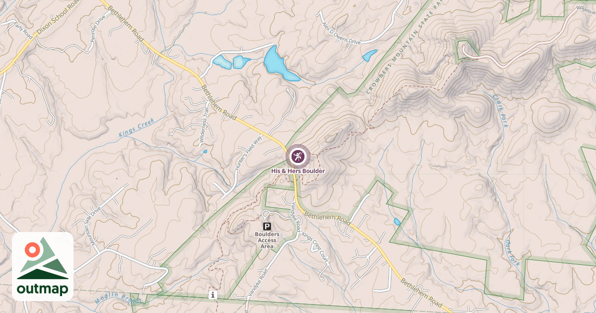 Map of His & Hers Boulder