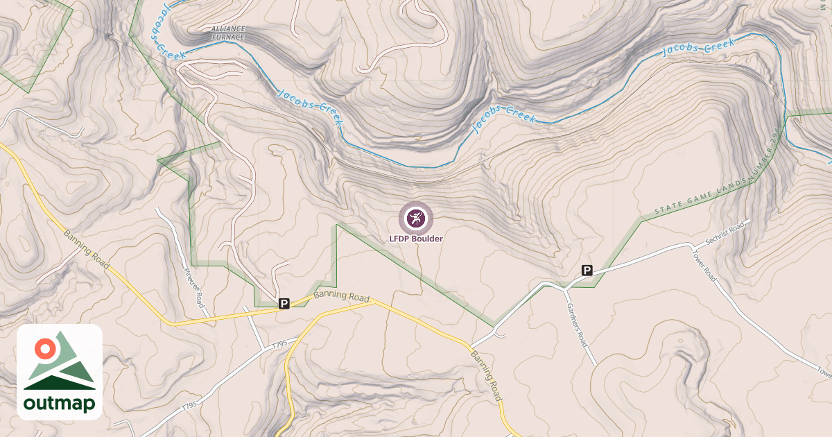 Map of LFDP Boulder