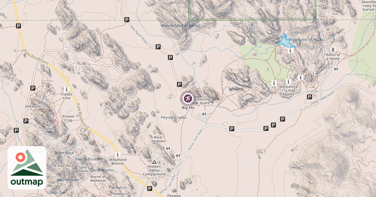 Map of Big Mo