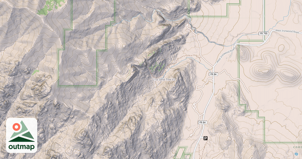 Map of 21st Send Tree