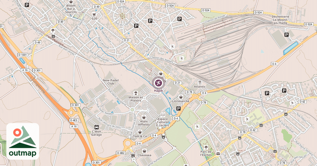 Map of Hapik