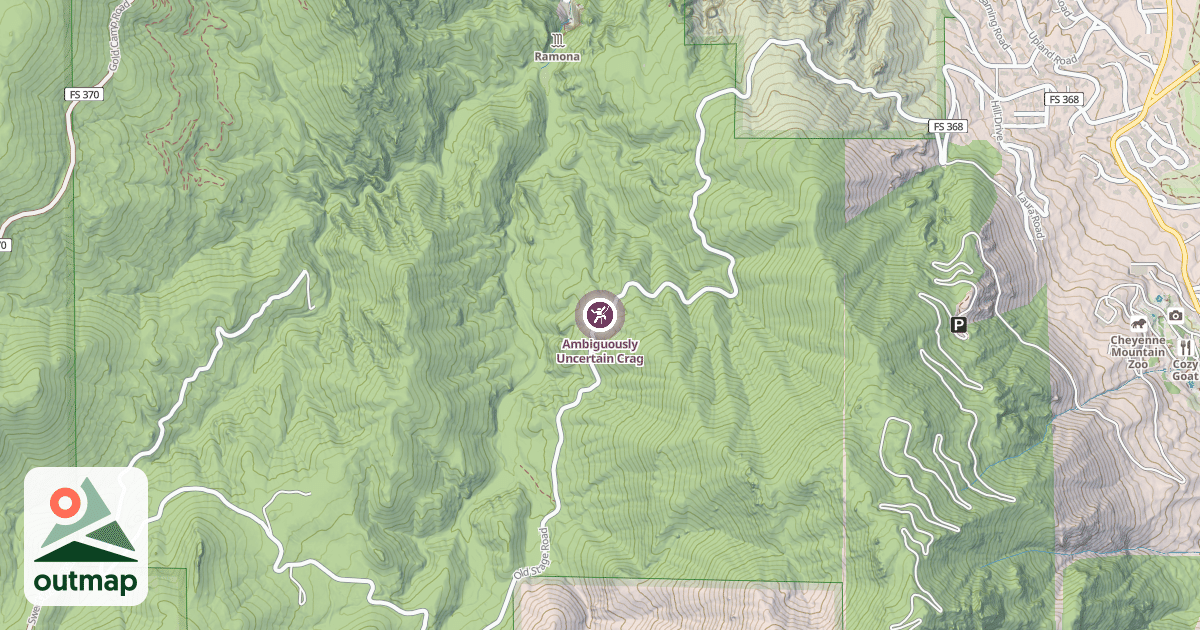 Map of Ambiguously Uncertain Crag