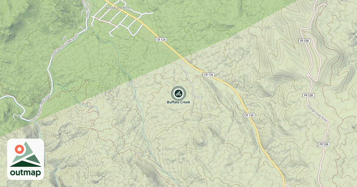 Map of Buffalo Creek