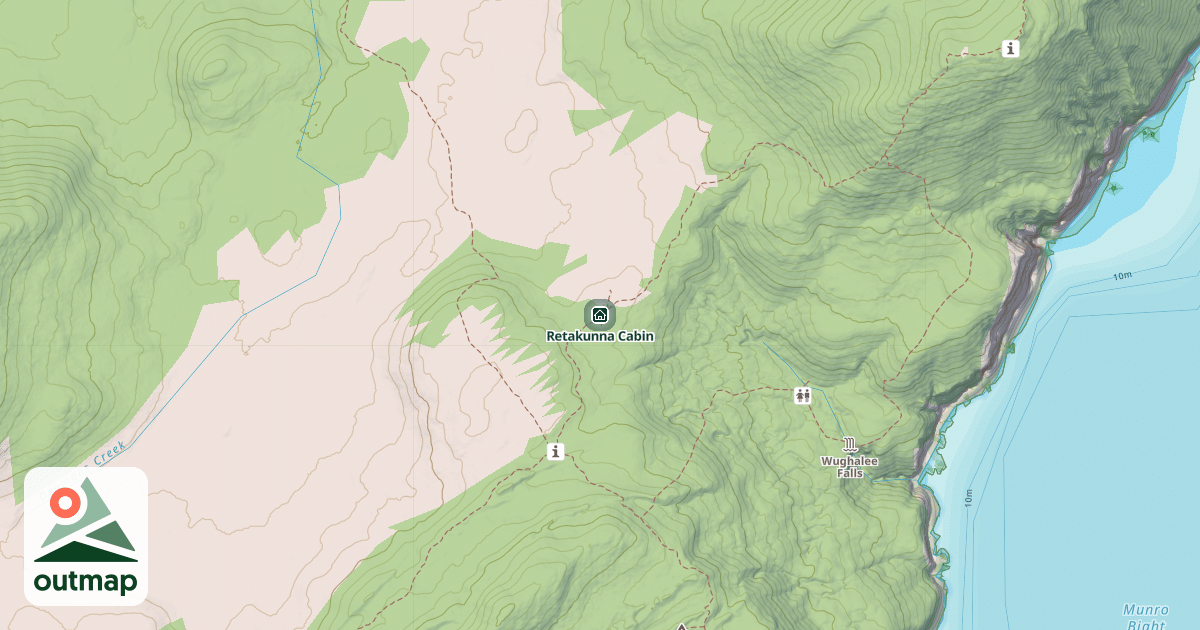 Map of Retakunna Cabin